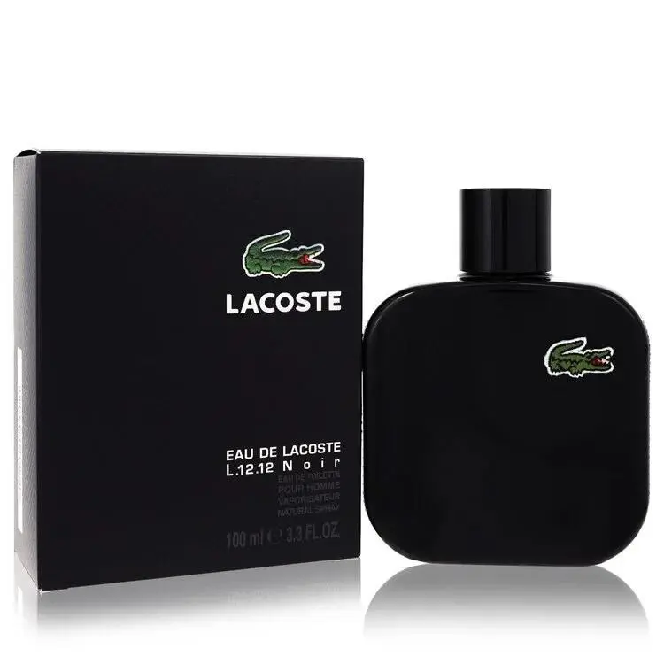 Lacoste L.12.12 Noir Eau DE Toilette Spray For Men 100 ML 3.3 FL OZ