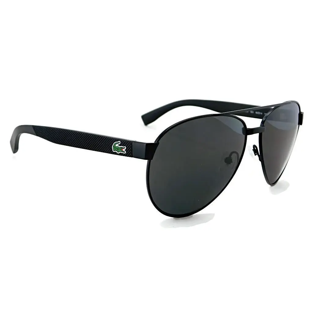 Lacoste Sunglasses L185S 001 Matte Black / Gray 60mm Lens