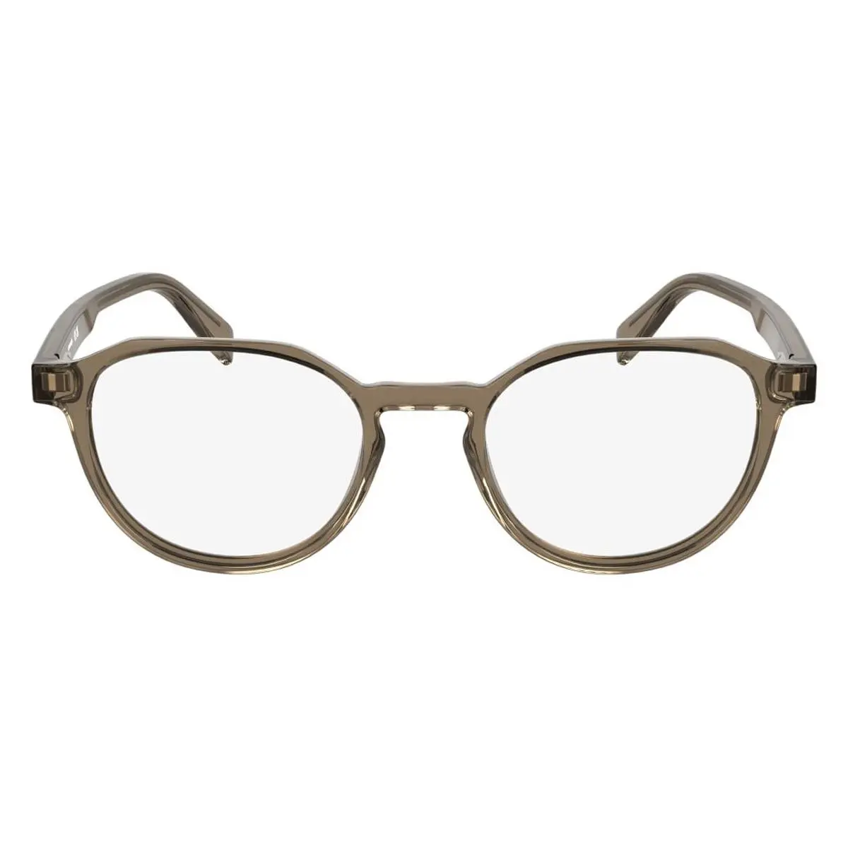 Lacoste L2980 Eyeglasses Male Transparent Brown 51mm