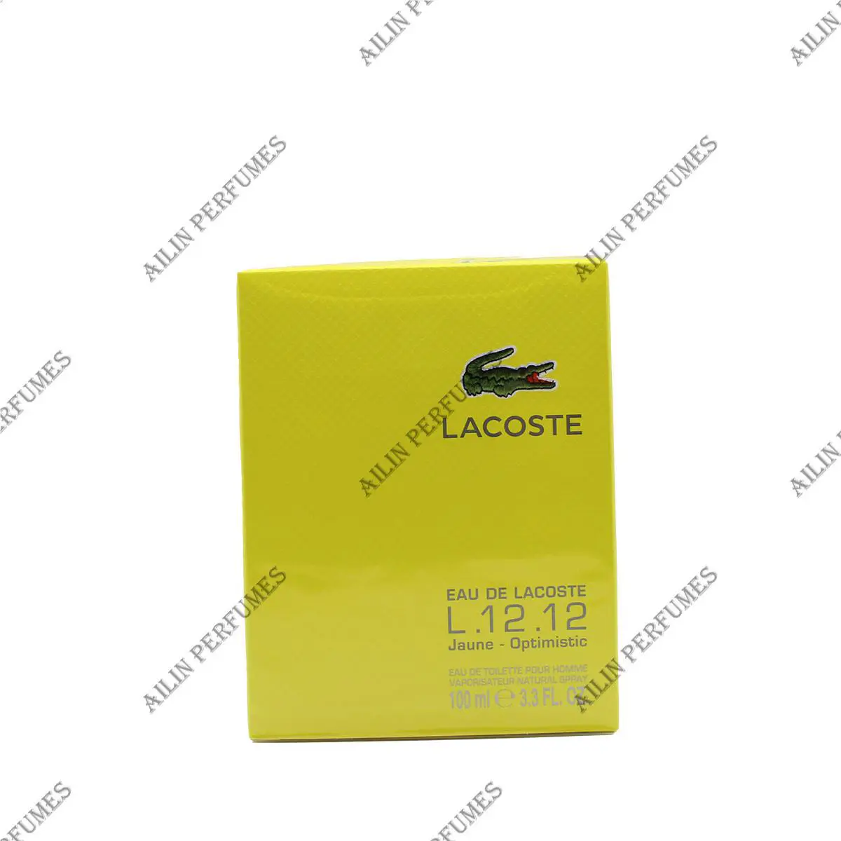 L.12.12 Jaune Optimistic  3.3 oz 100 ml Edt Spray For Men by Lacoste