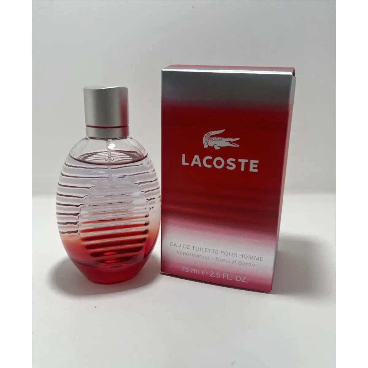Lacoste Red 2.5oz Edt Spray For Men