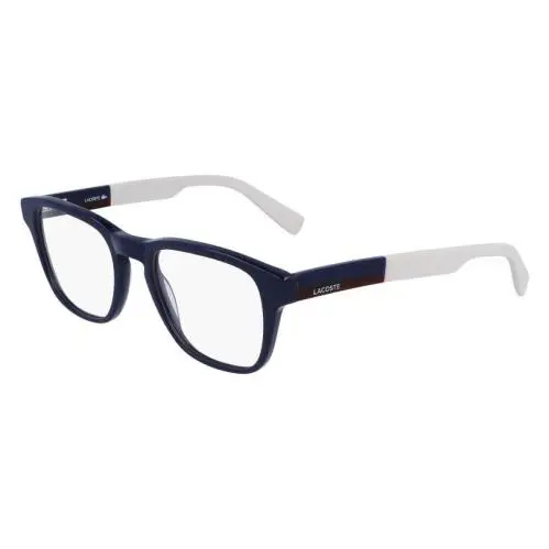 Lacoste L2909 410 Navy Blue White Eyeglasses 51/20/145 with Lacoste Case