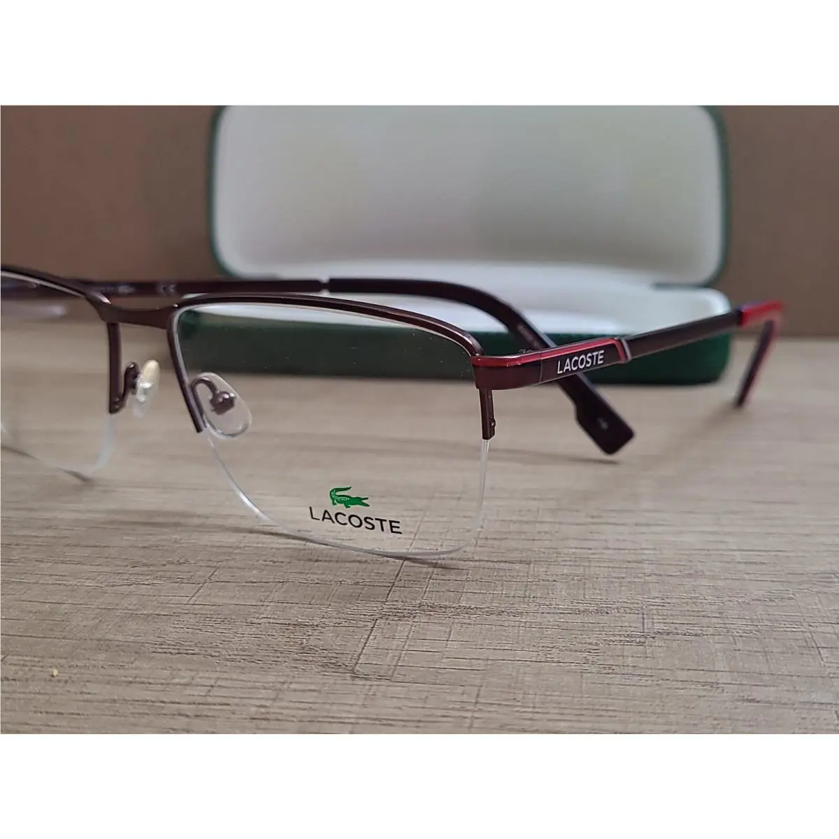Lacoste L2221 Eyeglasses 210 Brown