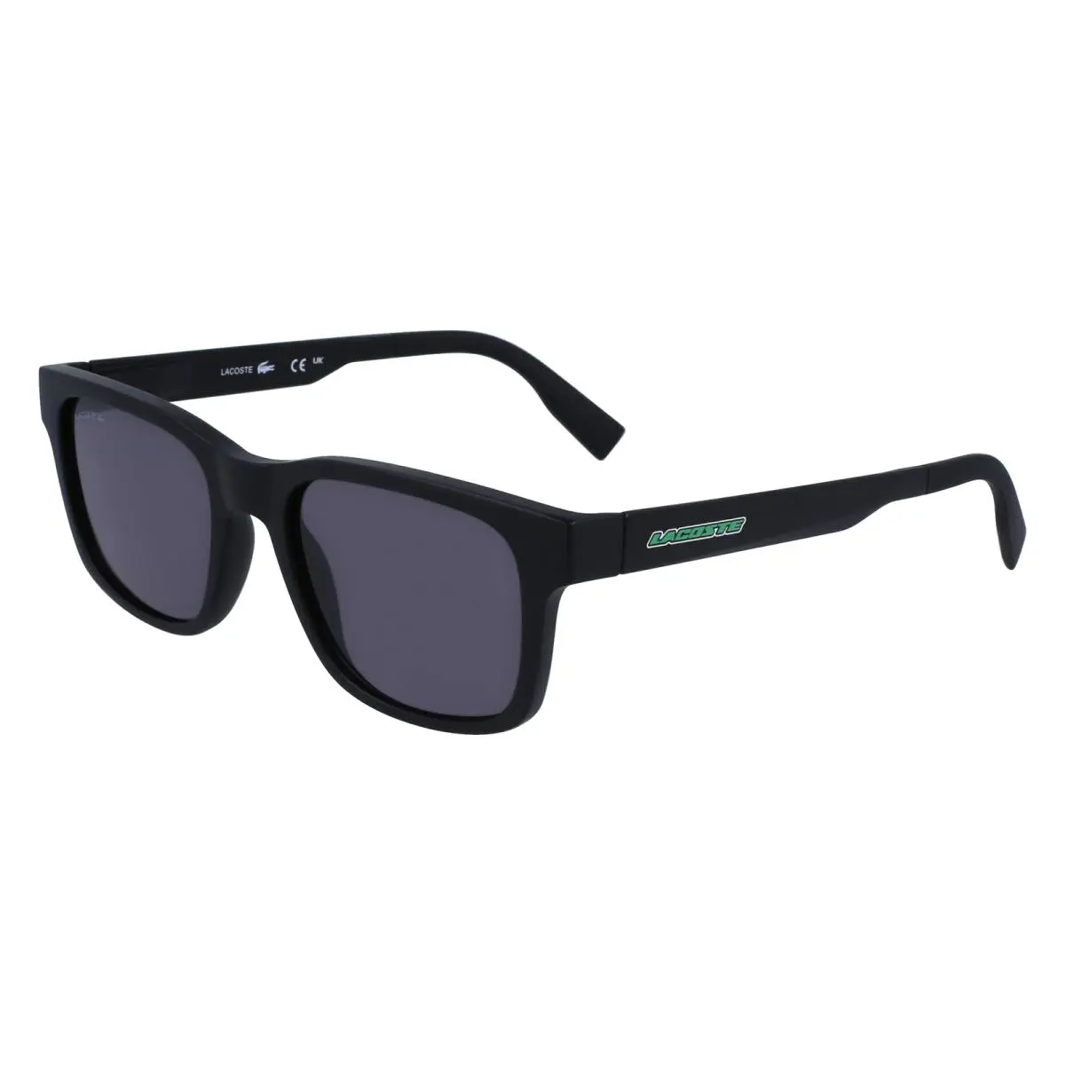 Lacoste Junior L-3656S 002 Matte Black Sunglasses with Grey Lenses