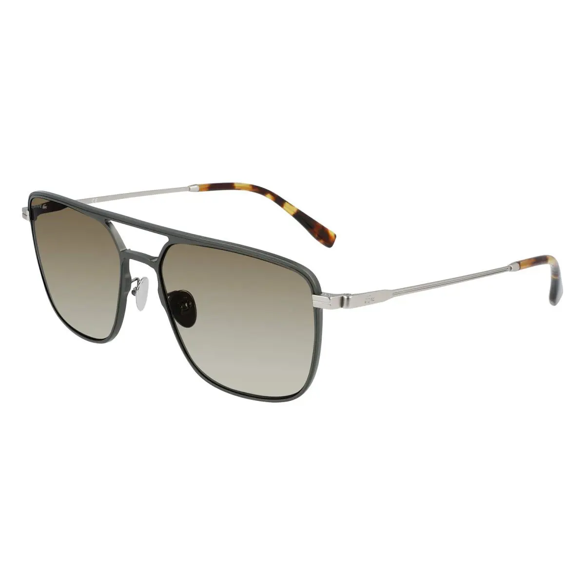 Lacoste L242SE Green/light Brown Shaded 57/17/145 Men Sunglasses