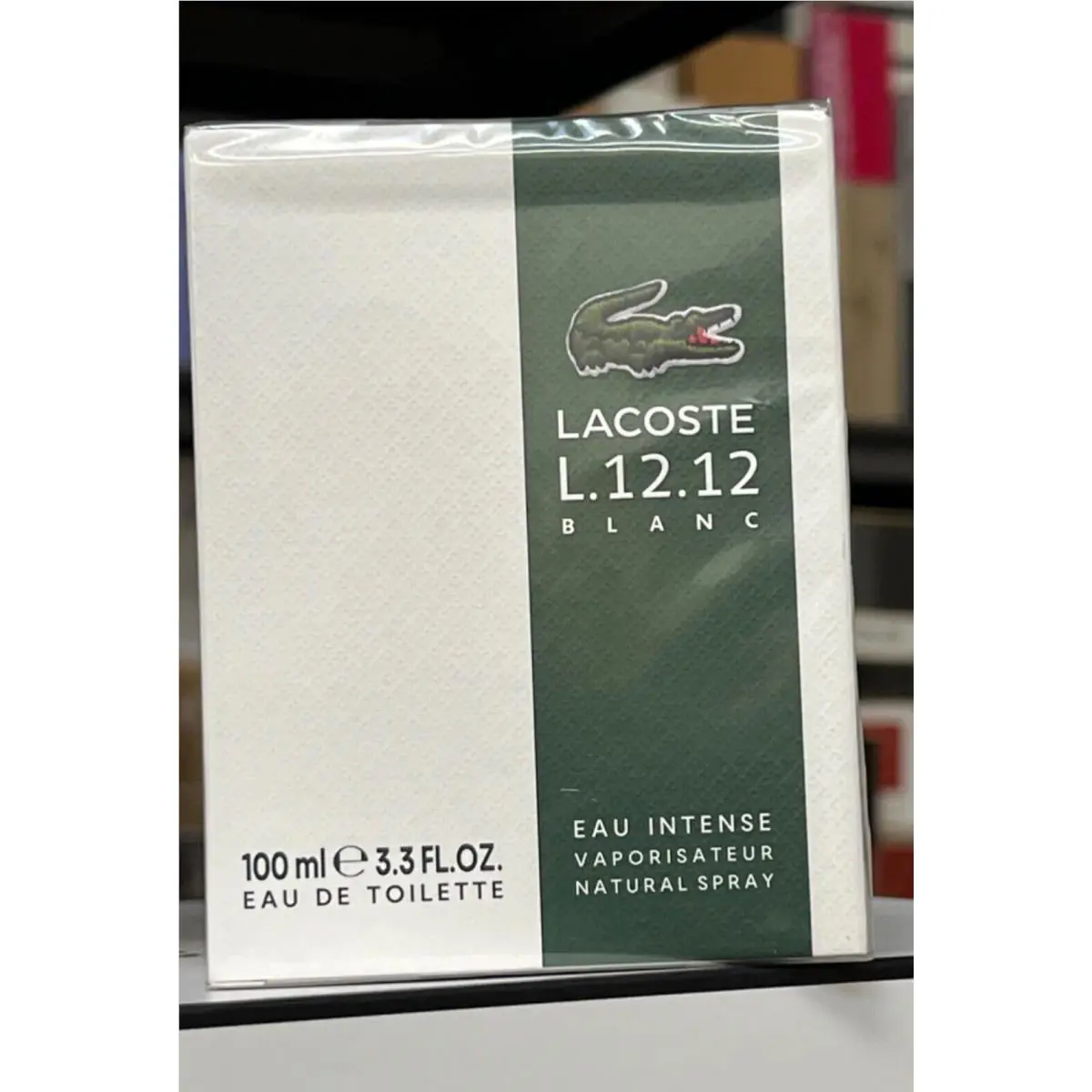 Lacoste L.12.12 Blanc Eau Intense Men 3.3oz Edt 2023 Box