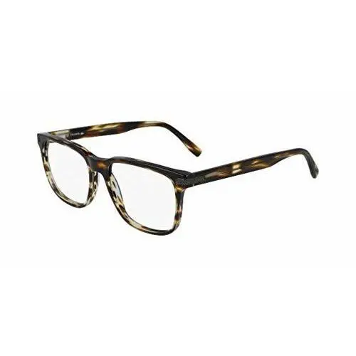 Lacoste L 2840 210 Striped Brown Eyeglasses 54mm with Case