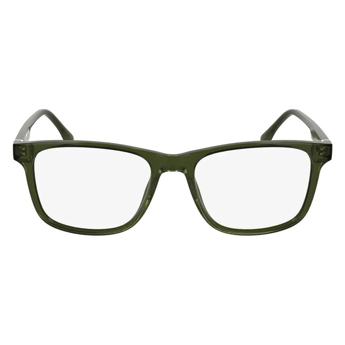 L2974 Eyeglasses Male Transparent Khaki 56mm by Lacoste