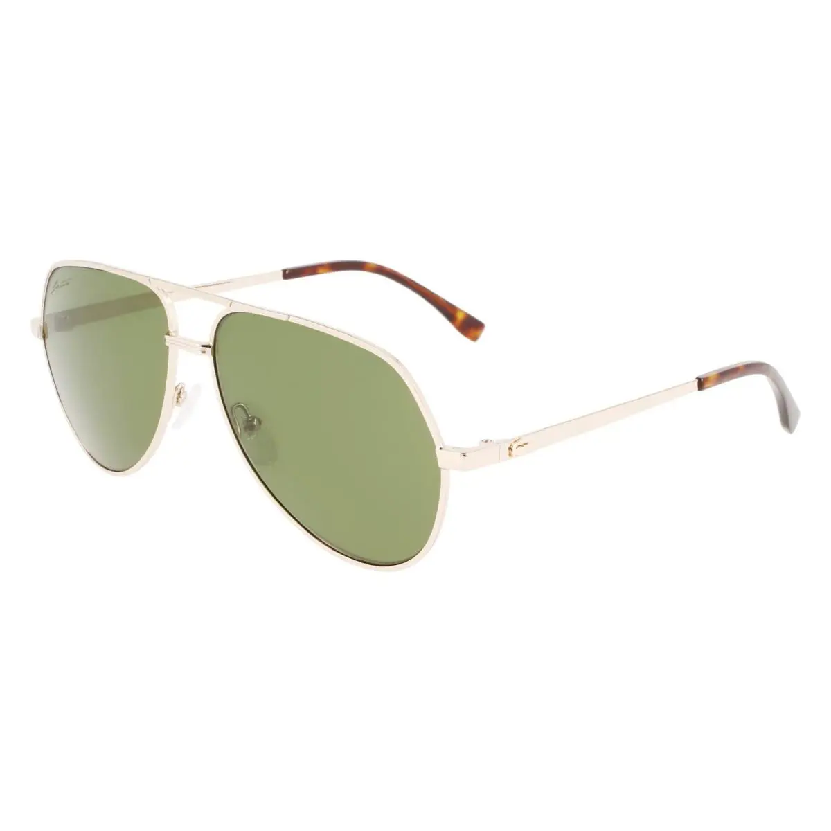 Lacoste L250SE Pilot Sunglasses Gold One Size
