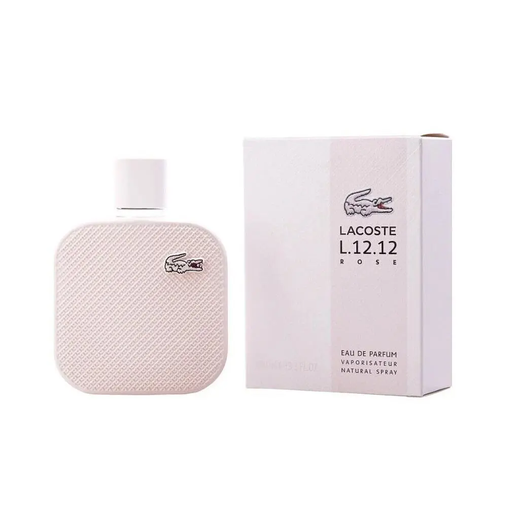 Lacoste L.12.12 Rose 3.3 oz Edp Spray Womens Perfume 100ml