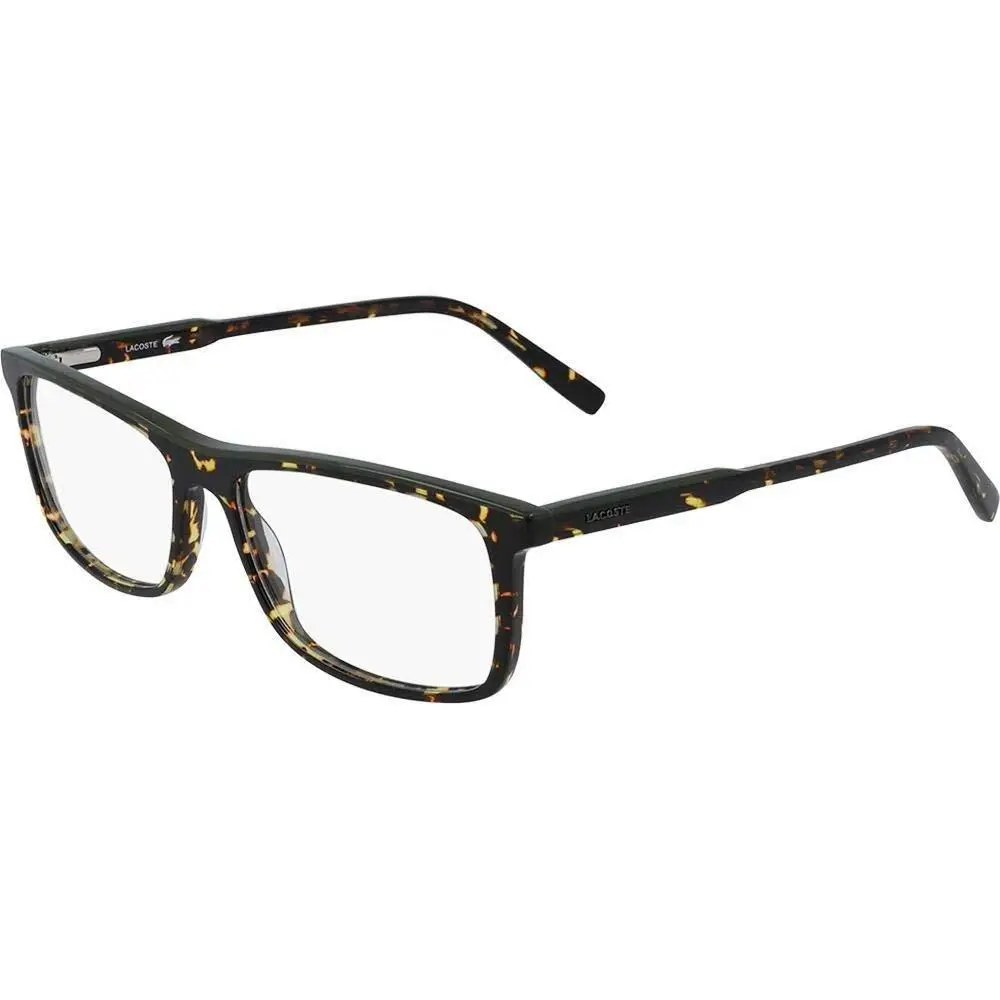 L2860 215 Blonde Havana Green Eyeglasses 55/15/145 by Lacoste