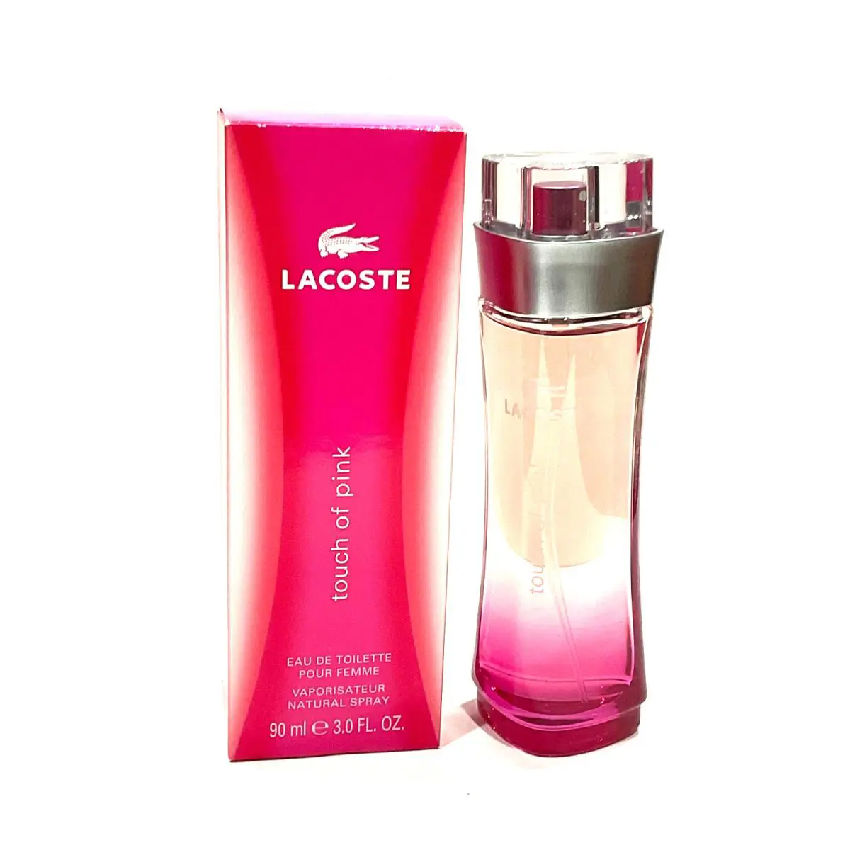 Touch Of Pink Lacoste Pour Femme Eau De Toilette Spray 3.0 oz