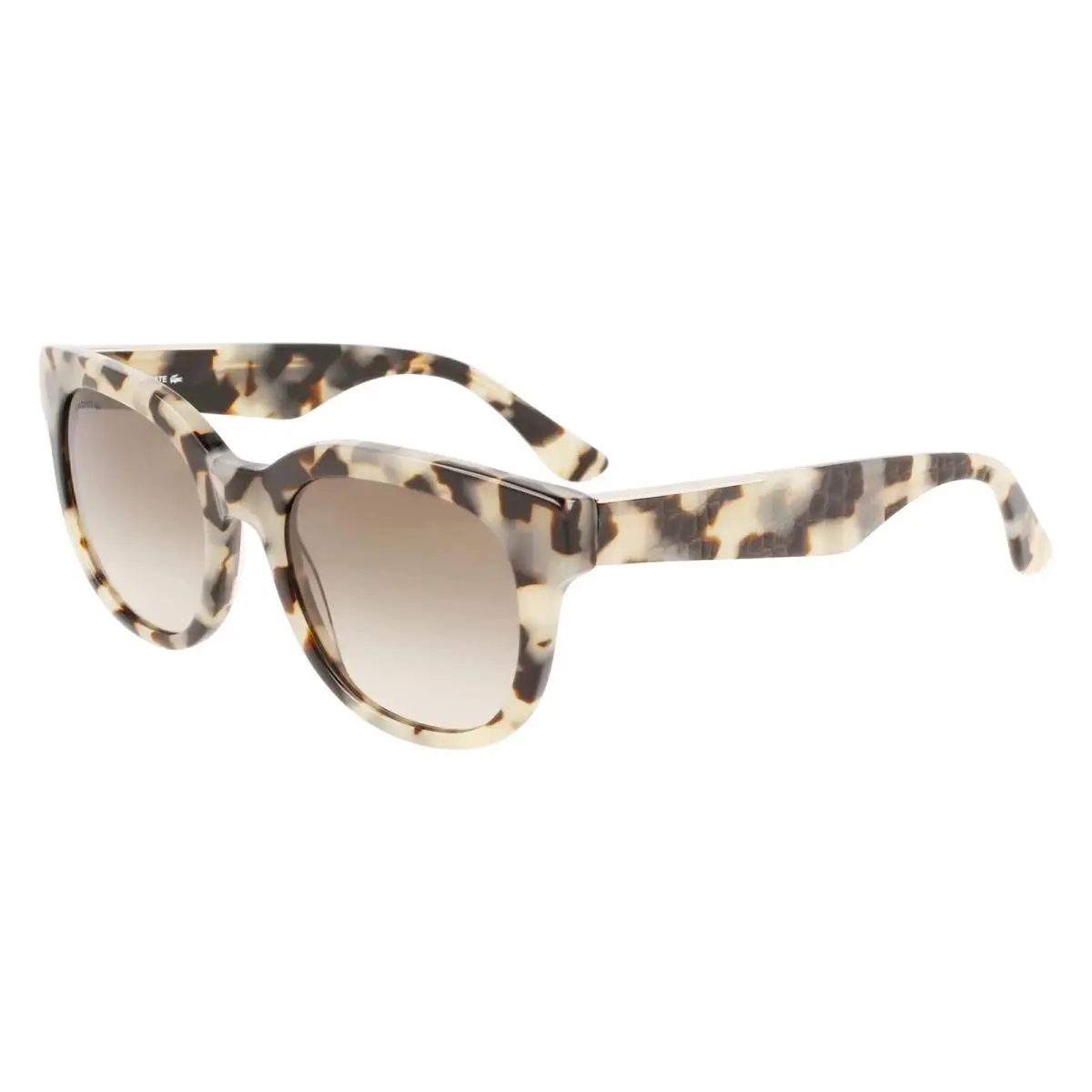 L971S 230 Havana Sunglasses with Grey Gradient Lenses 52/20/145 by Lacoste