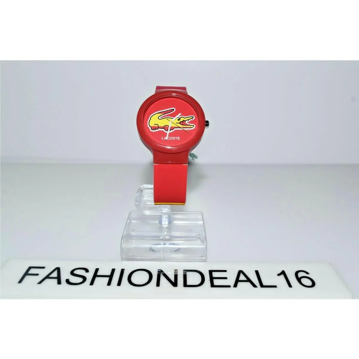 Lacoste Goa Red Dial Multicolor 2020071 Watch