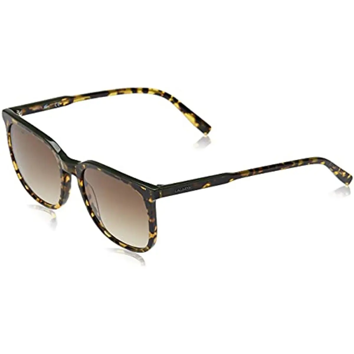 Lacoste L925S 215 Dark Havana Green Sunglasses with Lacoste Case