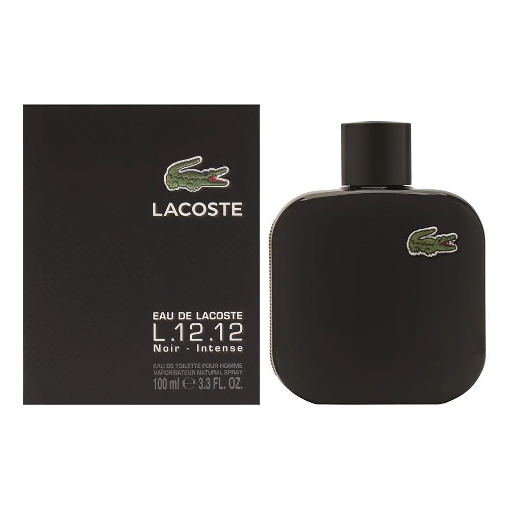 Eau de Lacoste L12.12 Noir Intense by Lacoste For Men 3.3 oz Edt Spray