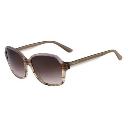 Lacoste L735S Sunglasses 662 Rose Beige Striped 57-17-140