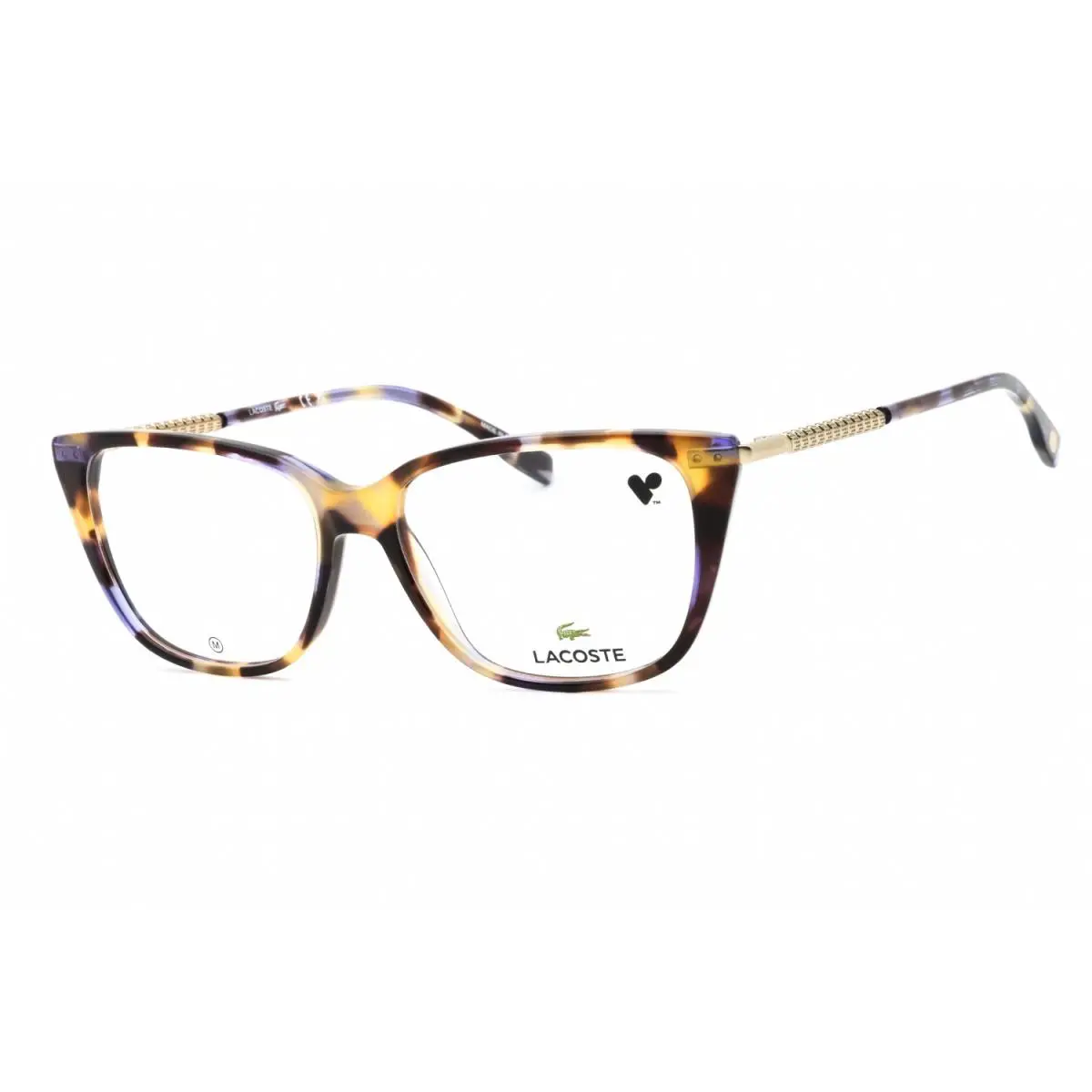 Lacoste Women Eyeglasses Size 54mm-140mm-15mm - havana, Frame: havana