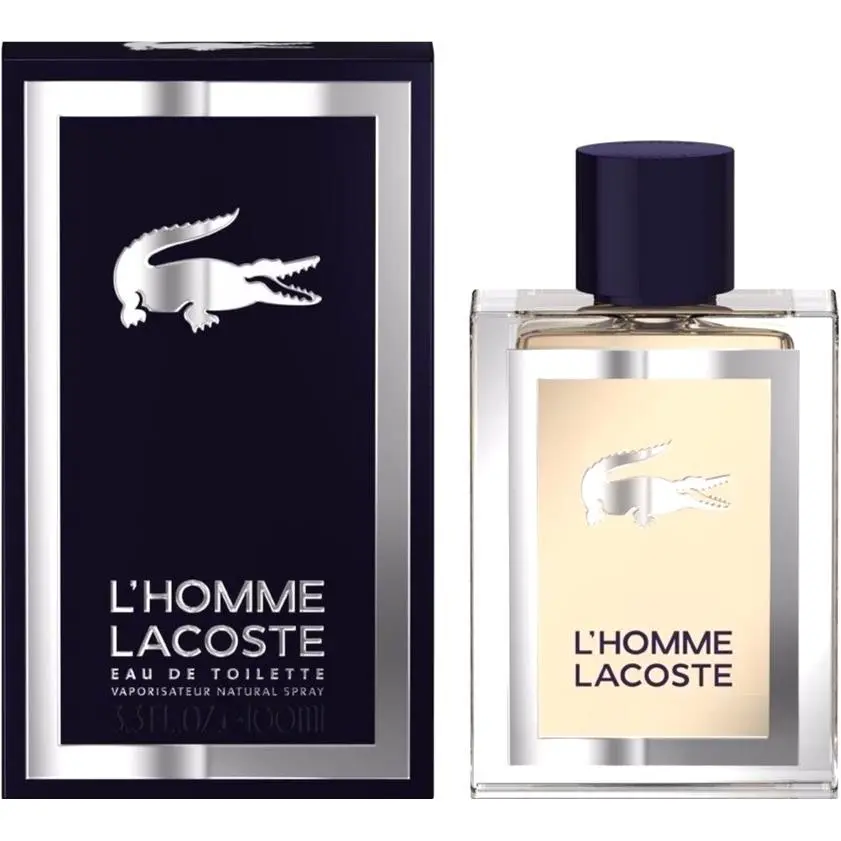 Lacoste L`homme Eau De Toilette Spray For Men 3.3 Oz / 100 ml Item