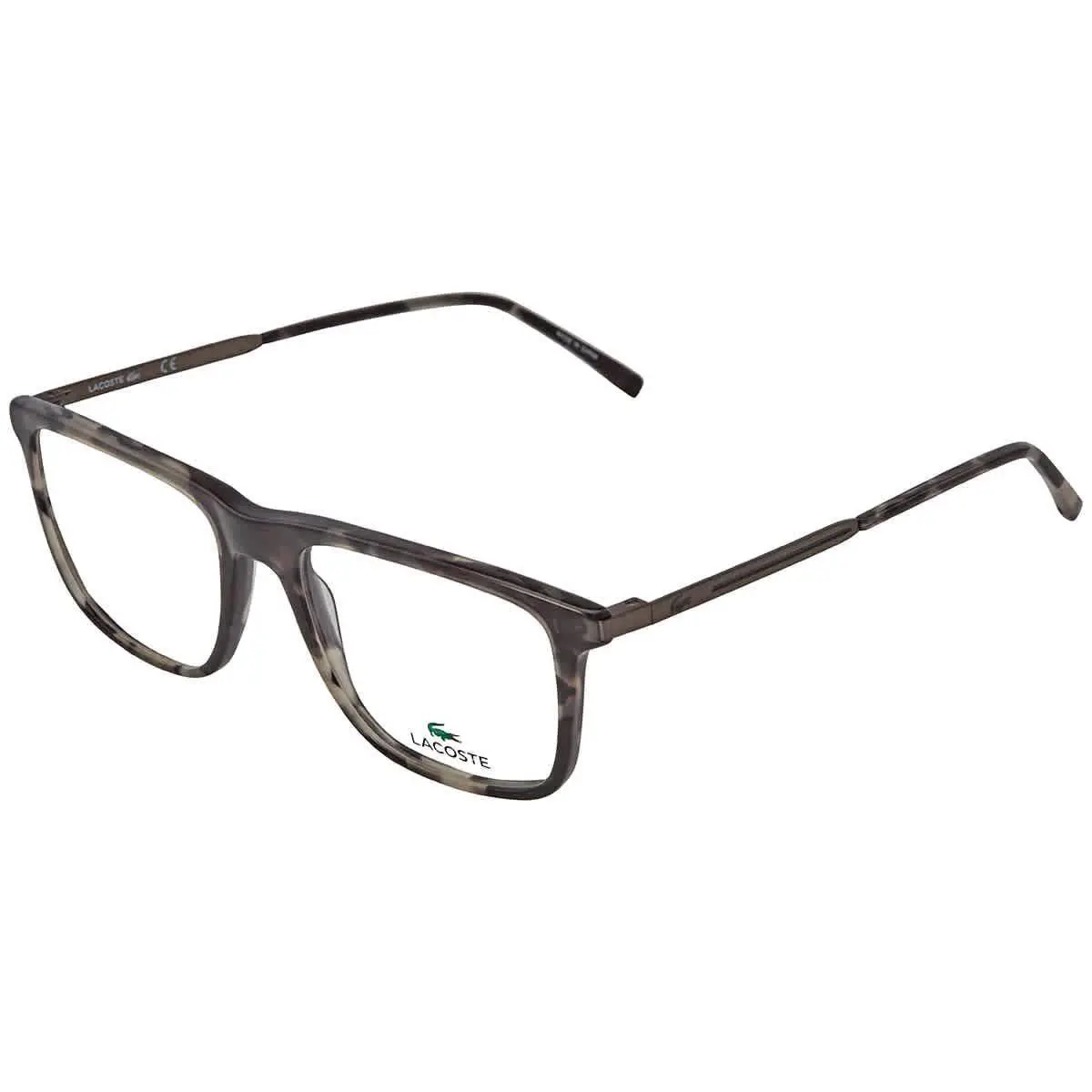 Lacoste L2871 219 Grey Havana Eyeglasses 54mm with Lacoste Case