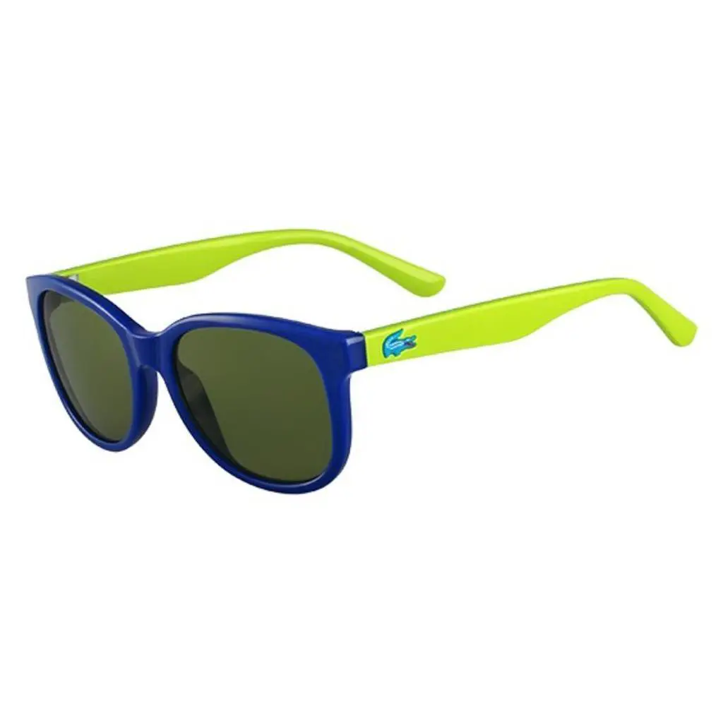Lacoste Two Tone Wayfarer Sunglasses Model 3603S Color 424 Blue Green