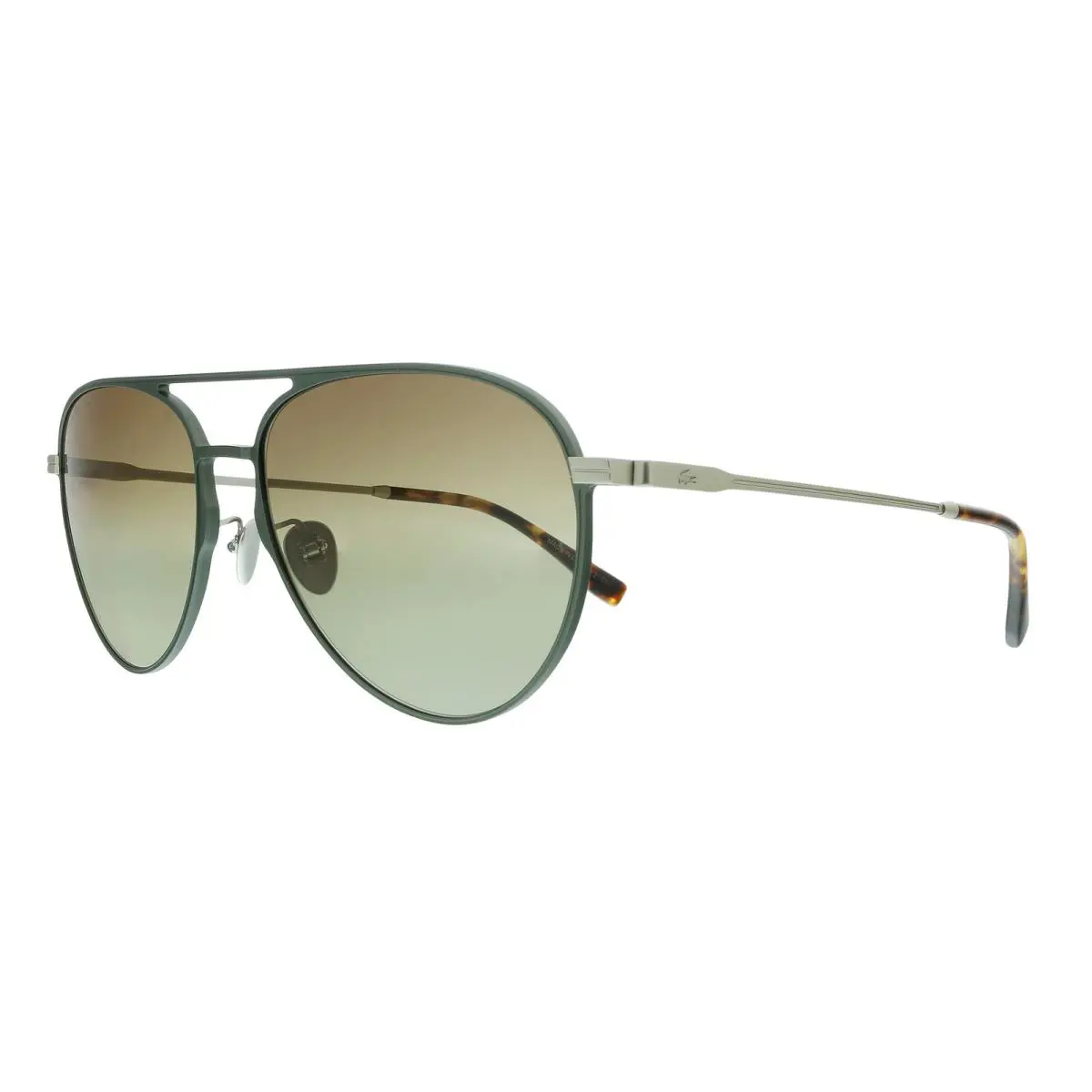 Lacoste L243SE 317 Khaki Aviator Sunglasses