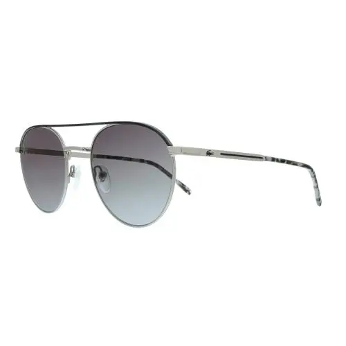 Lacoste L228S 038 Light Grey Oval Sunglasses