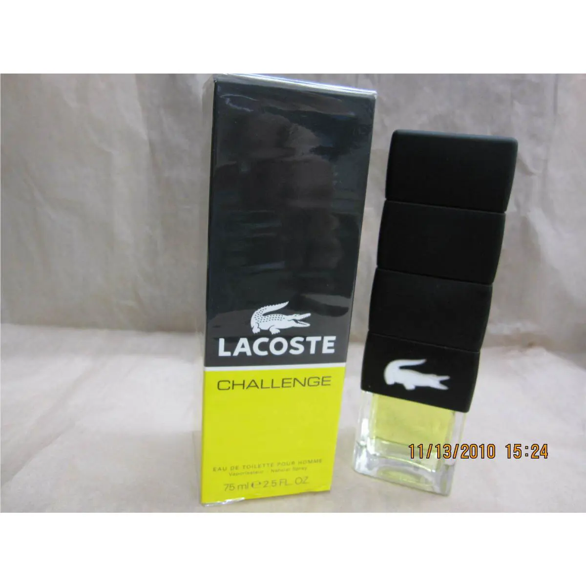 Lacoste Challenge by Lacoste 2.5 FL oz / 75 ML Eau De Toilette In Box