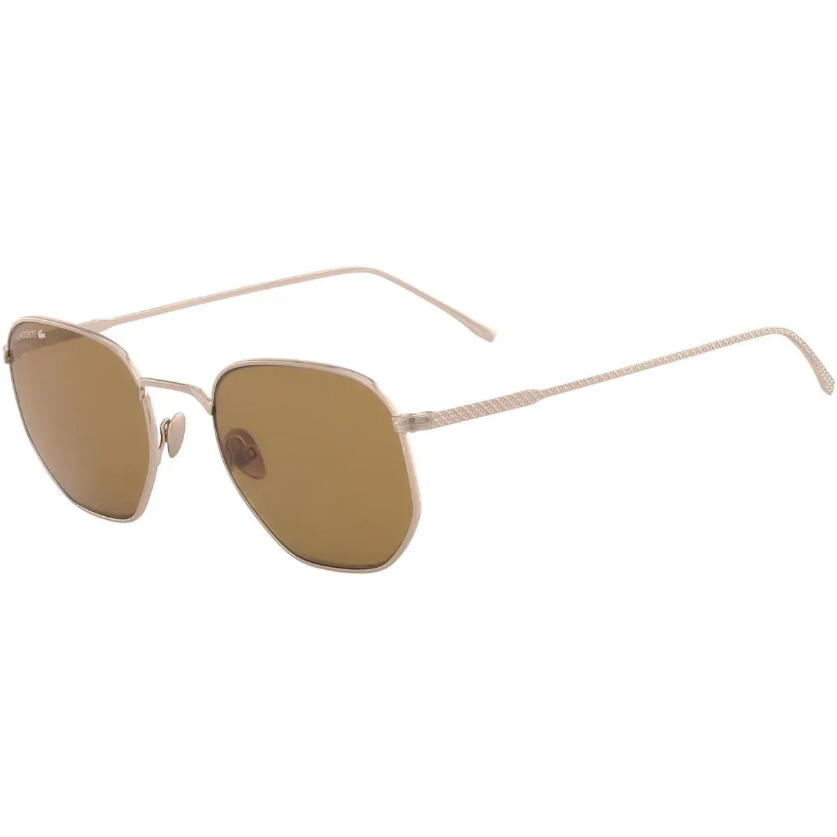 Lacoste Shiny Gold Unisex Sunglasses L206S 714