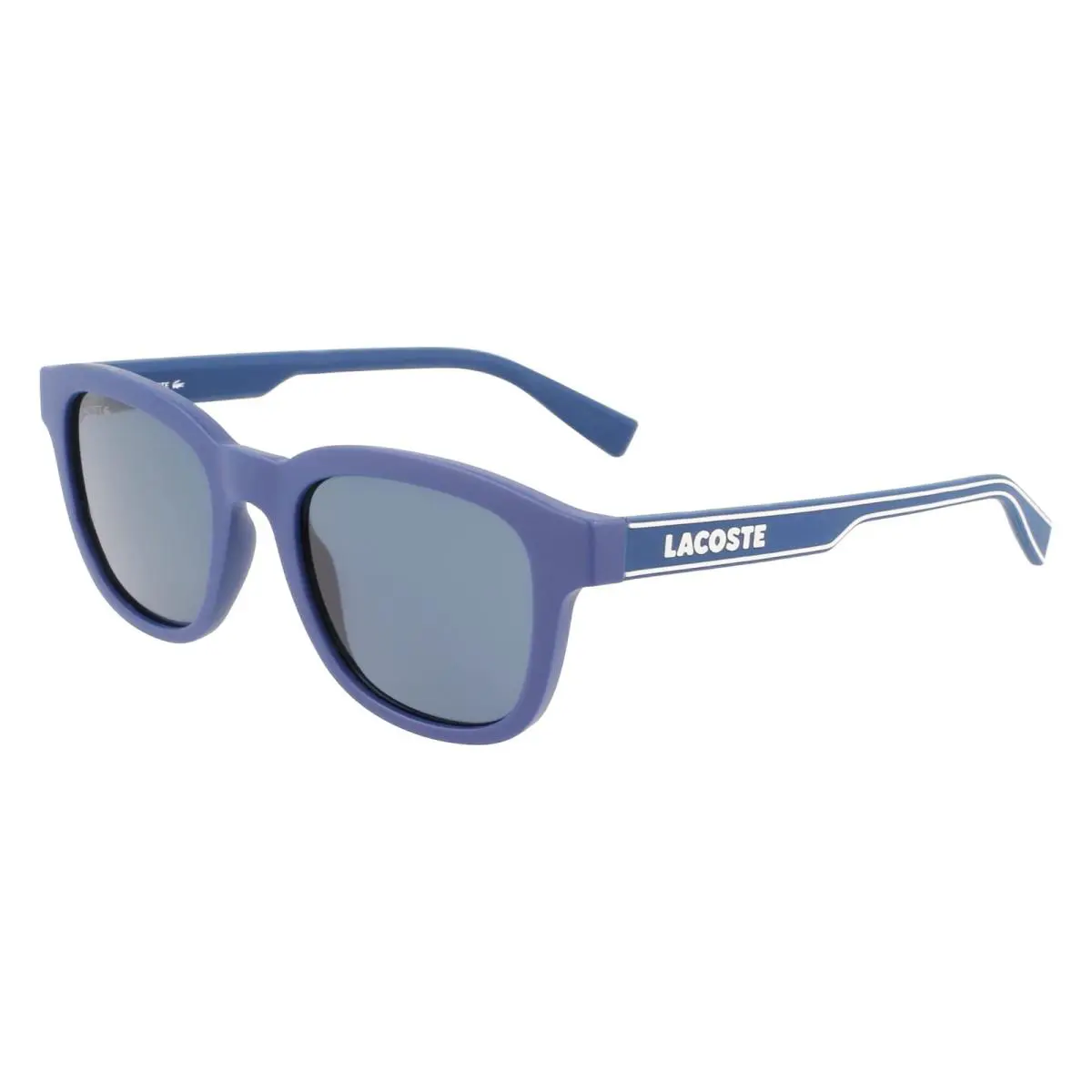 Lacoste L966S 401 Matte Blue White Sunglasses with Blue Lenses 50/20/145