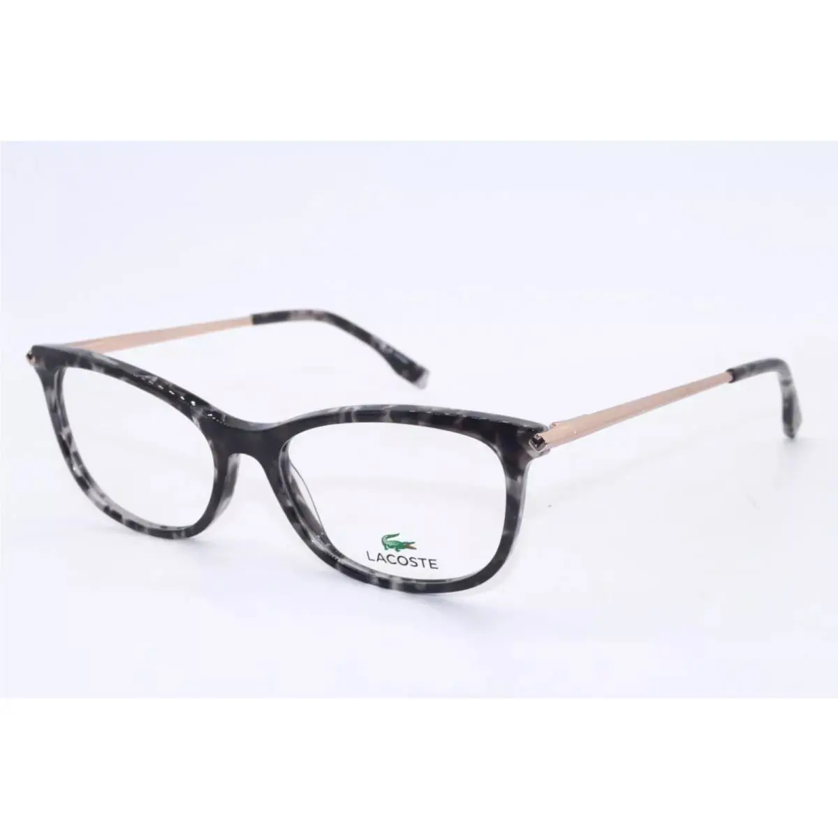 Lacoste L 2863 215 Grey Havana Gold Frames Eyeglasses 53-16
