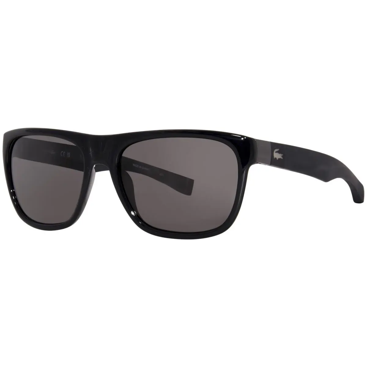 Lacoste L664S 001 Sunglasses Black/grey Square Shape 55mm - Frame: Black