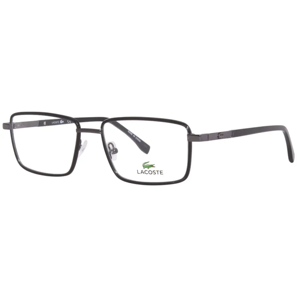 Lacoste L2278 021 Dark Grey/black Eyeglasses 54/18/145 with Lacoste Case - Frame: Grey & Black, Manufacturer: 021