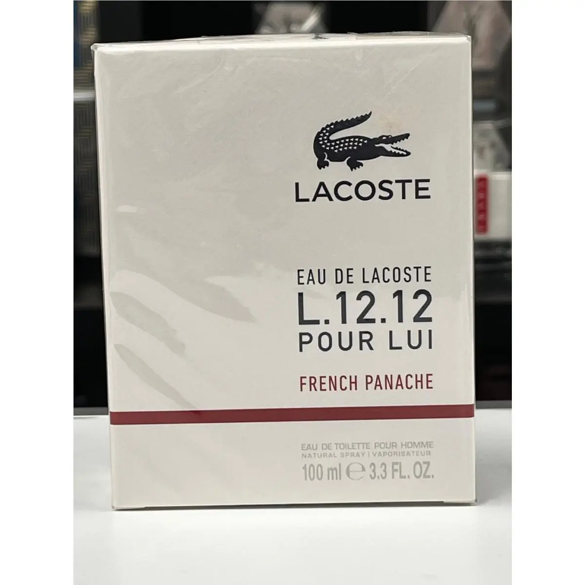 Lacoste L.12.12 French Panache Pour Lui Edt For Men 3.3 Fl. Oz. / 100ml