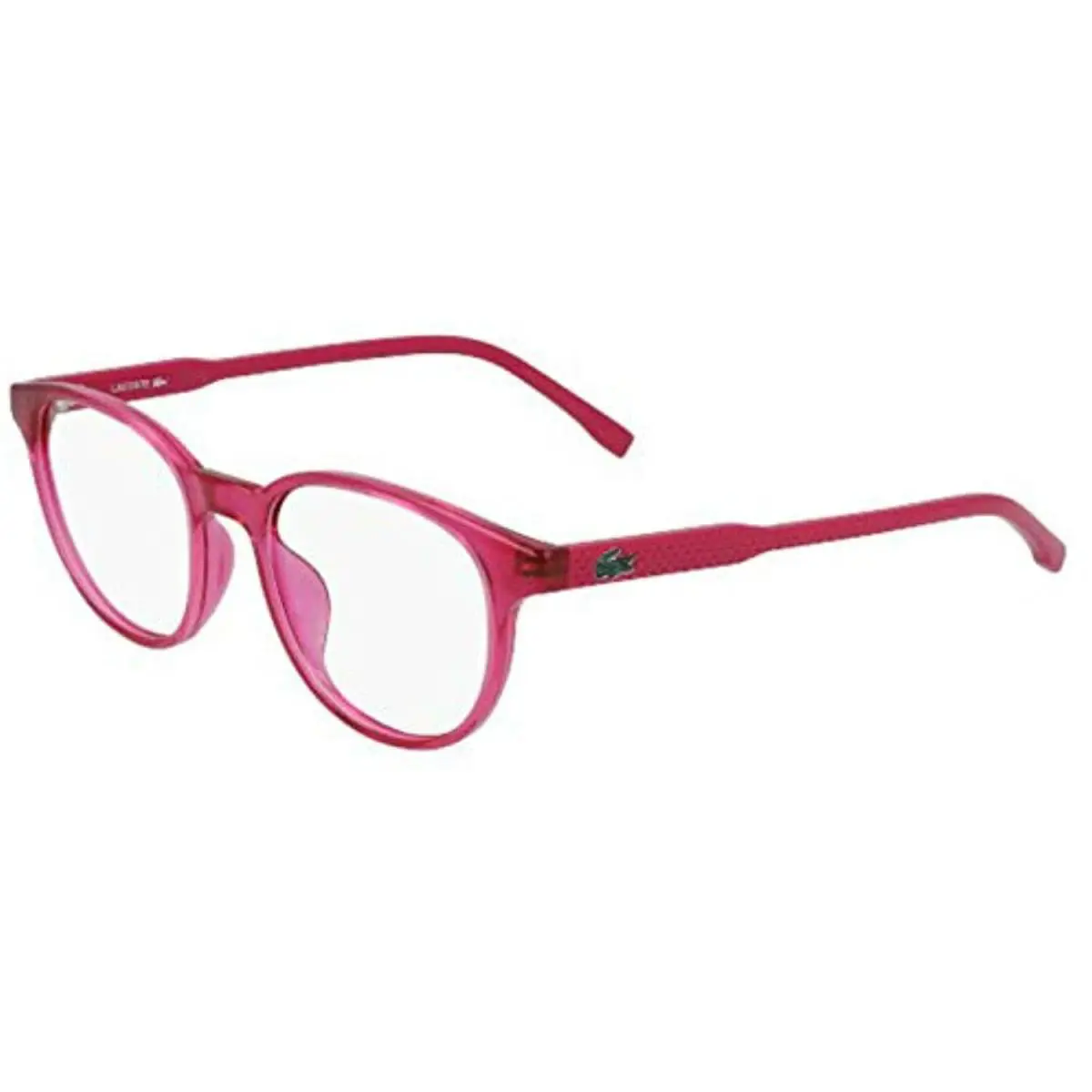 Kids Lacoste L 3631 664 Crystal Pink Eyeglasses 46mm with Lacoste Case
