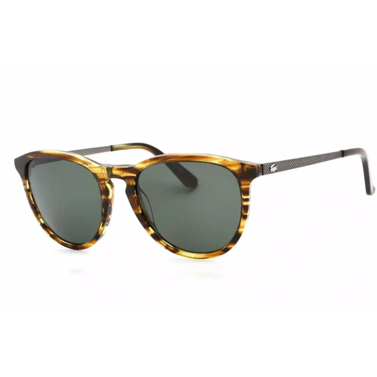 Lacoste Sunglasses - L708S 210 - Brown Marble / Green Lens 50-18-140