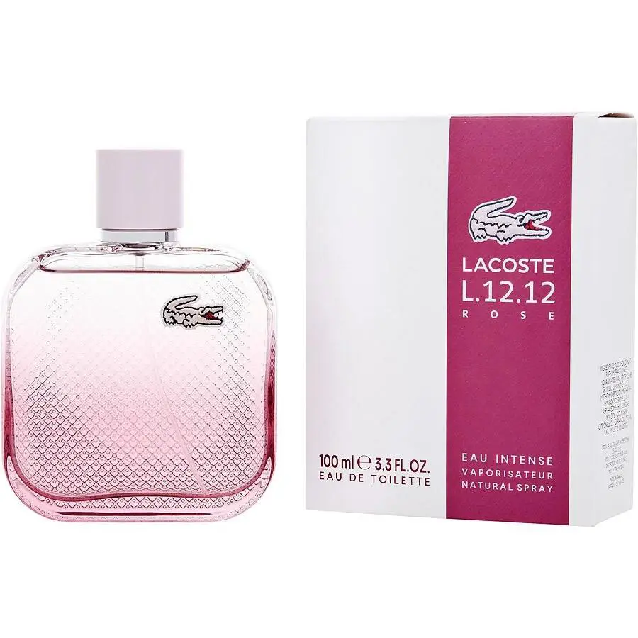 Lacoste L.12.12 Rose Eau Intense Women Eau De Toilette Spray 100 ML 3.3 FL OZ
