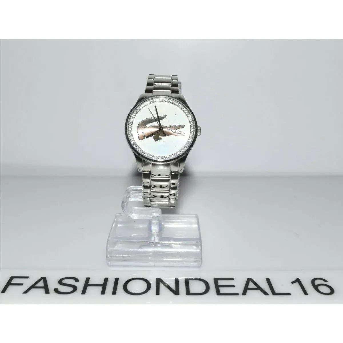 Lacoste Victoria Stainless Steel White Stones 2000972 Watch