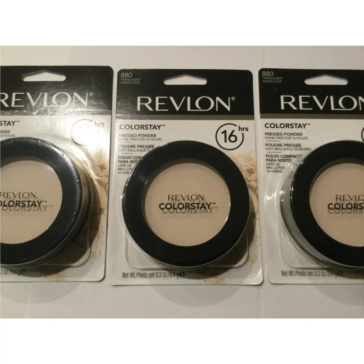 Lot OF 3 -  Colorstay Pressed Powder - You - and Sealed Translucent #880 by Revlon