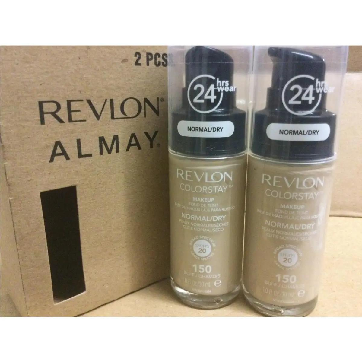 4 X  Colorstay Makeup Foundation Normal To Dry Skin You BUFF #150 by Revlon