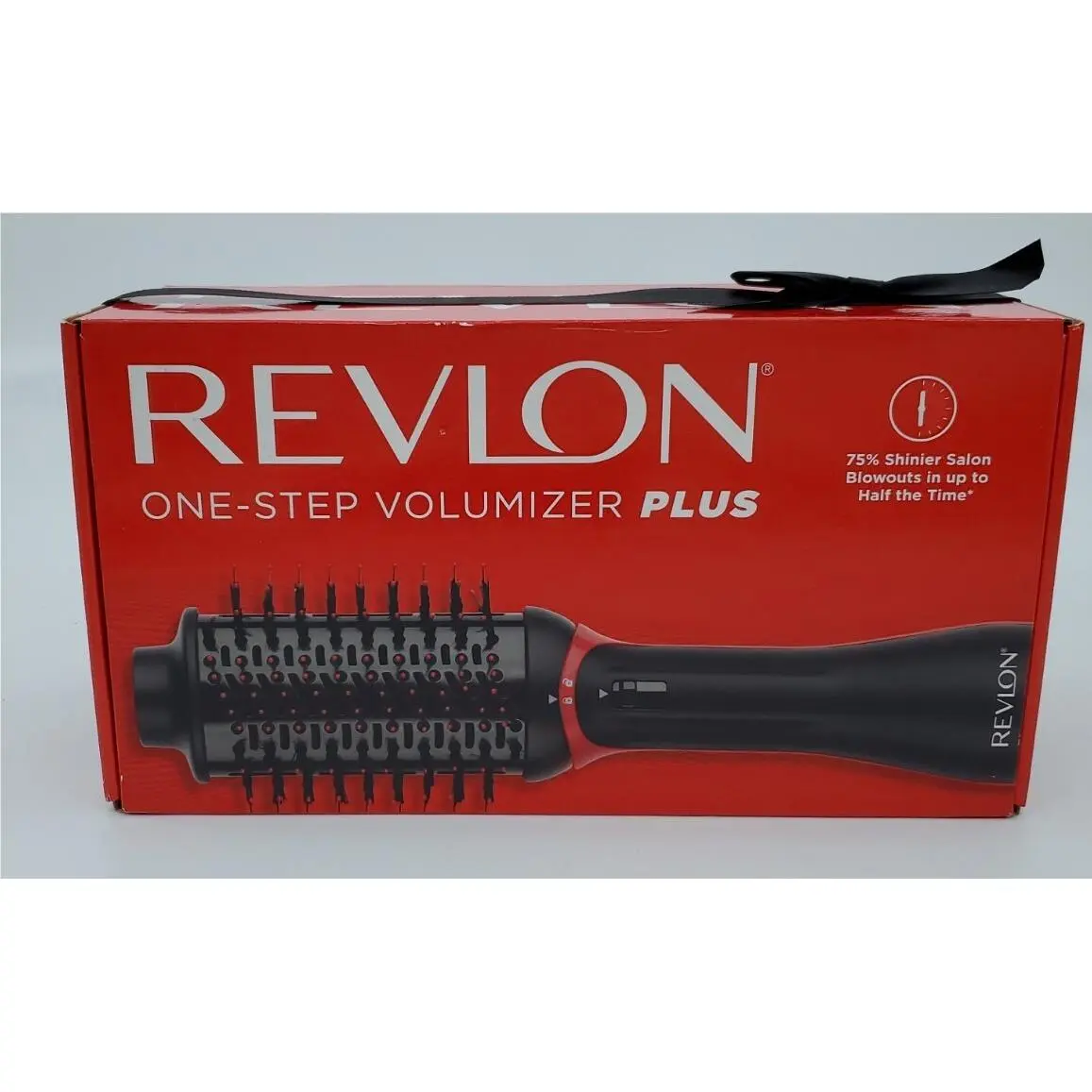 One-step Hair Dryer and Volumizer Plus Brush 2.4 Black Detachable by Revlon