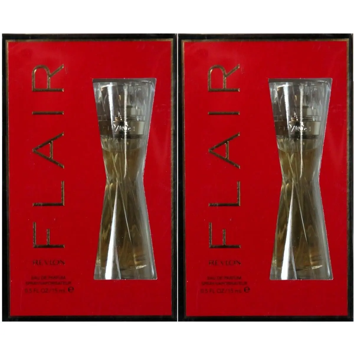 2  Flair Eau DE Perfume Spray 0.5 FL OZ/15 ML Usa Rare Htf by Revlon