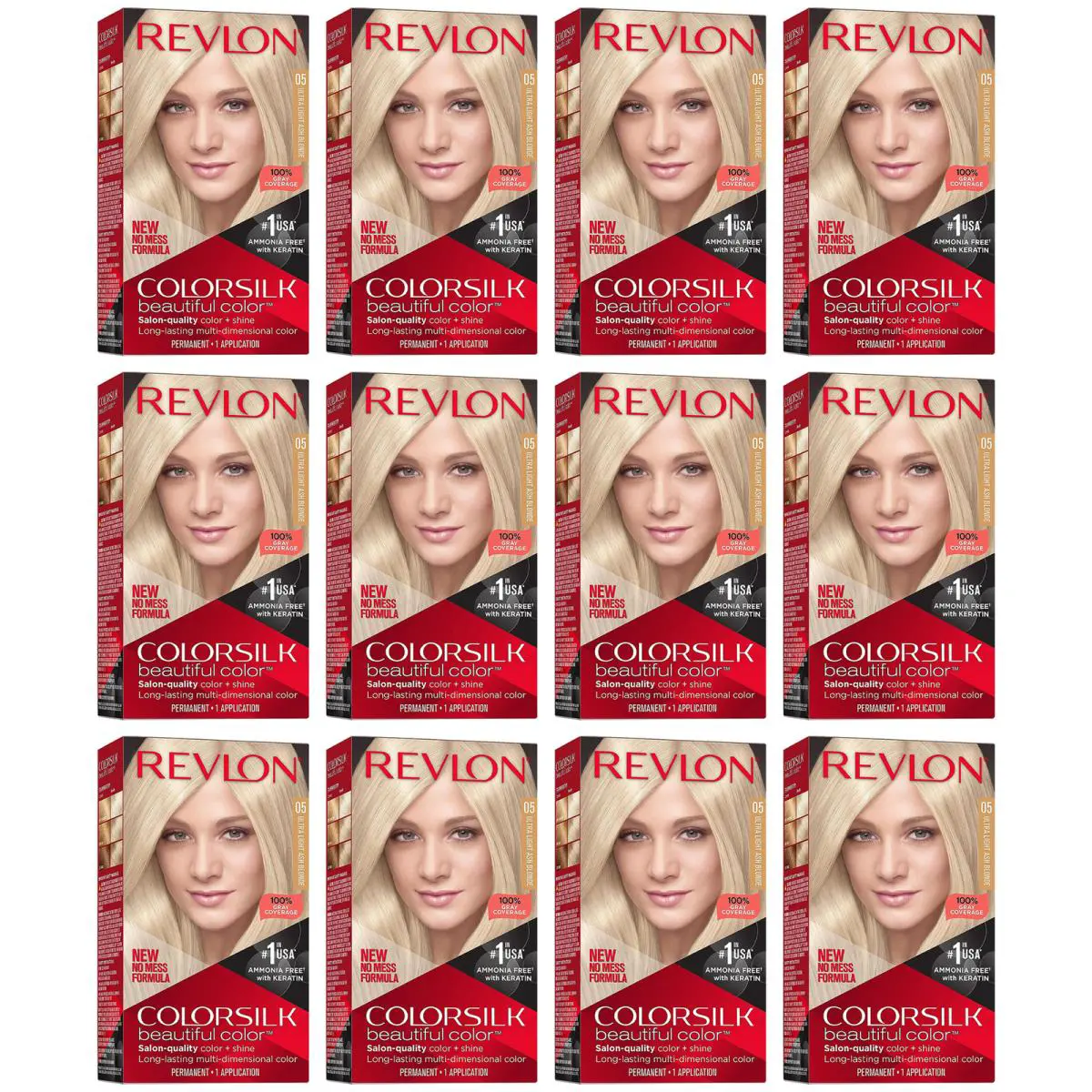 12-New Revlon Colorsilk Beautiful Color Permanent Hair Color Long-lasting High