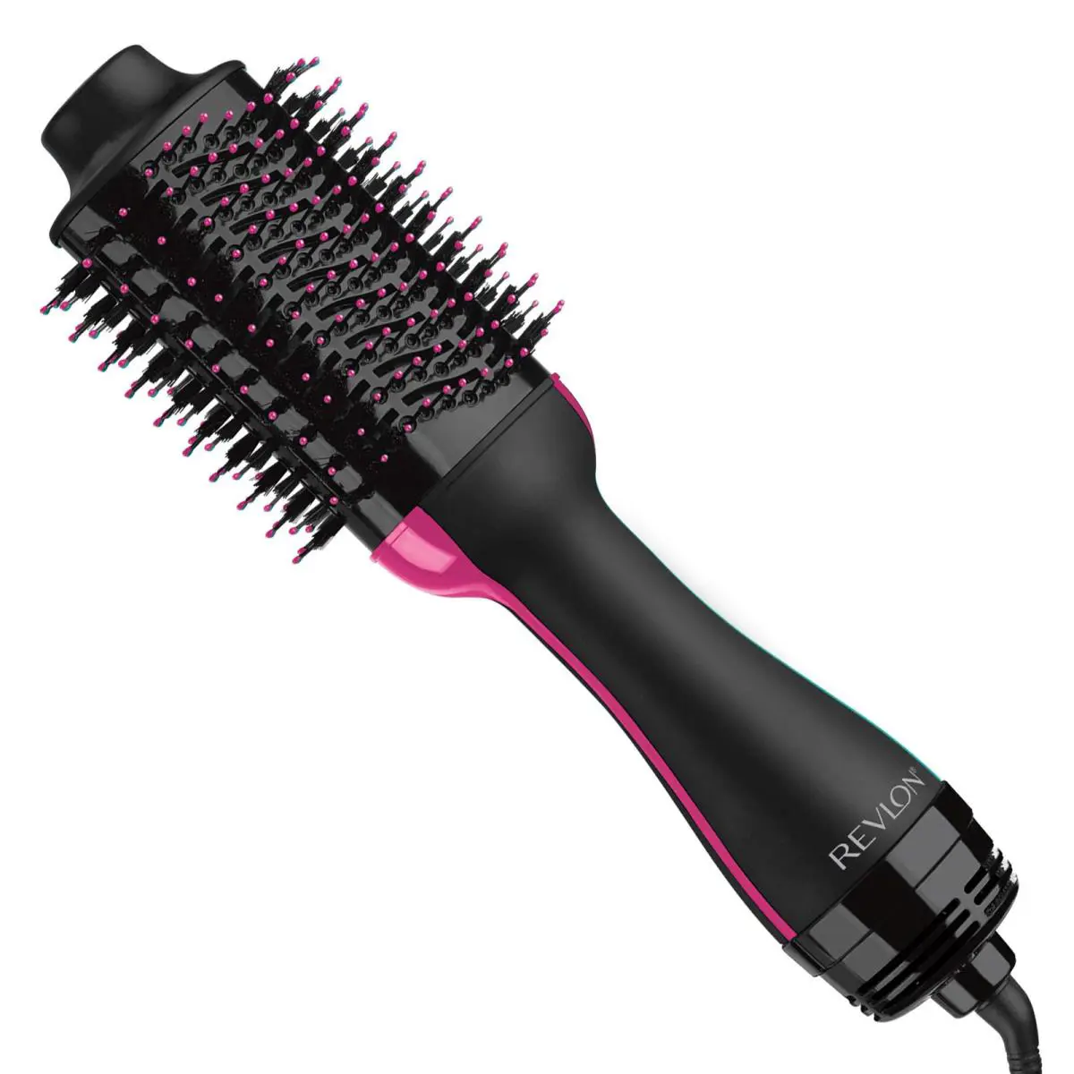 Revlon One Step Hair Dryer and Volumizer Black Oval Brush with 3 Heat Settings