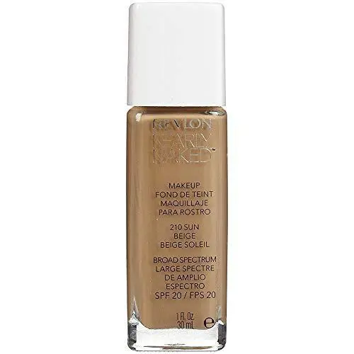 Revlon Nearly Naked Liquid Makeup - Warm Beige 200 1 OZ 4 Pack