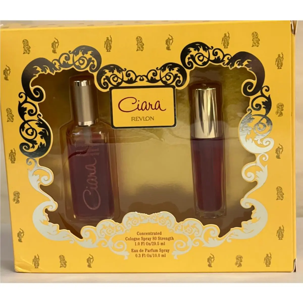 6 Ciara Revlon Concentrd Cologne Spray 80 Strength 1 oz / Eau de Parfum 0.3 oz