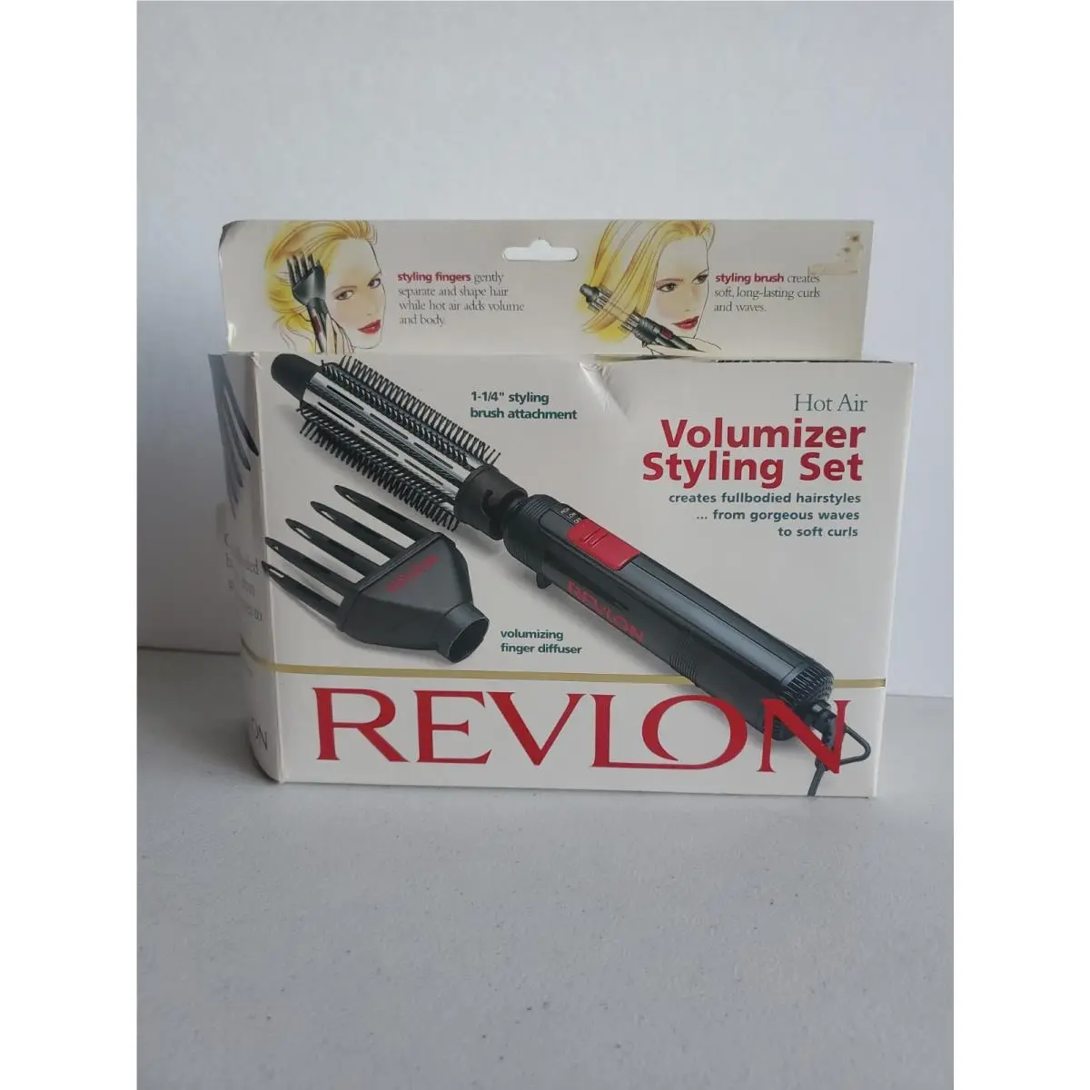 Htf Vtg 1995 Revlon Hot Air Volumizer Styling Set Model Rv-440