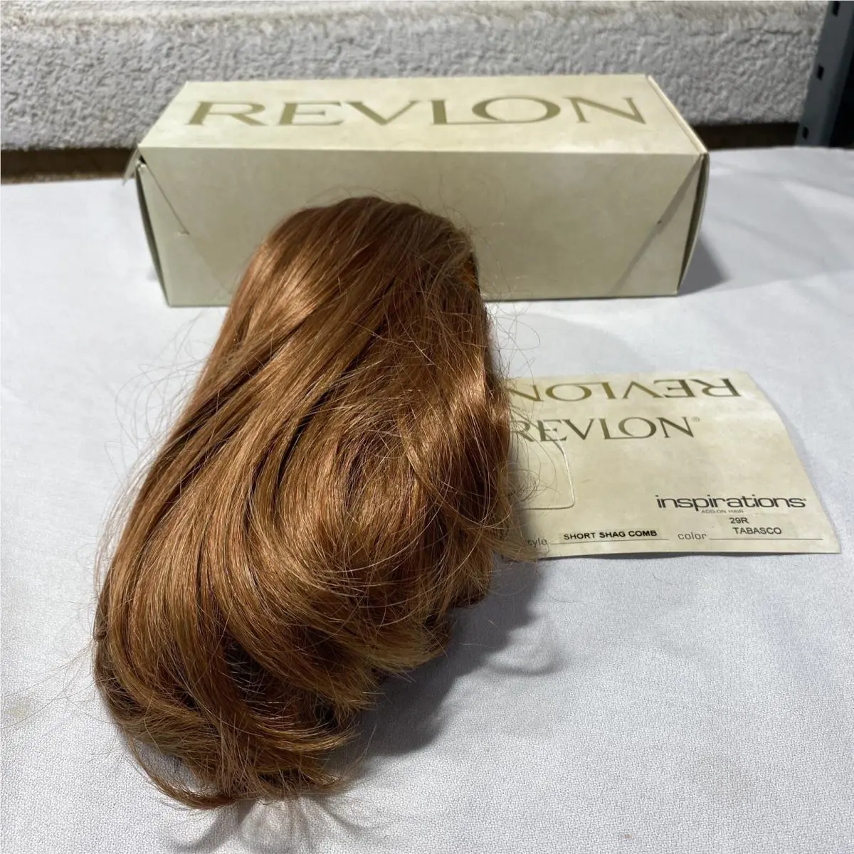 Revlon Style- Short Shag Comb Color- 29R Tabasco. 12”