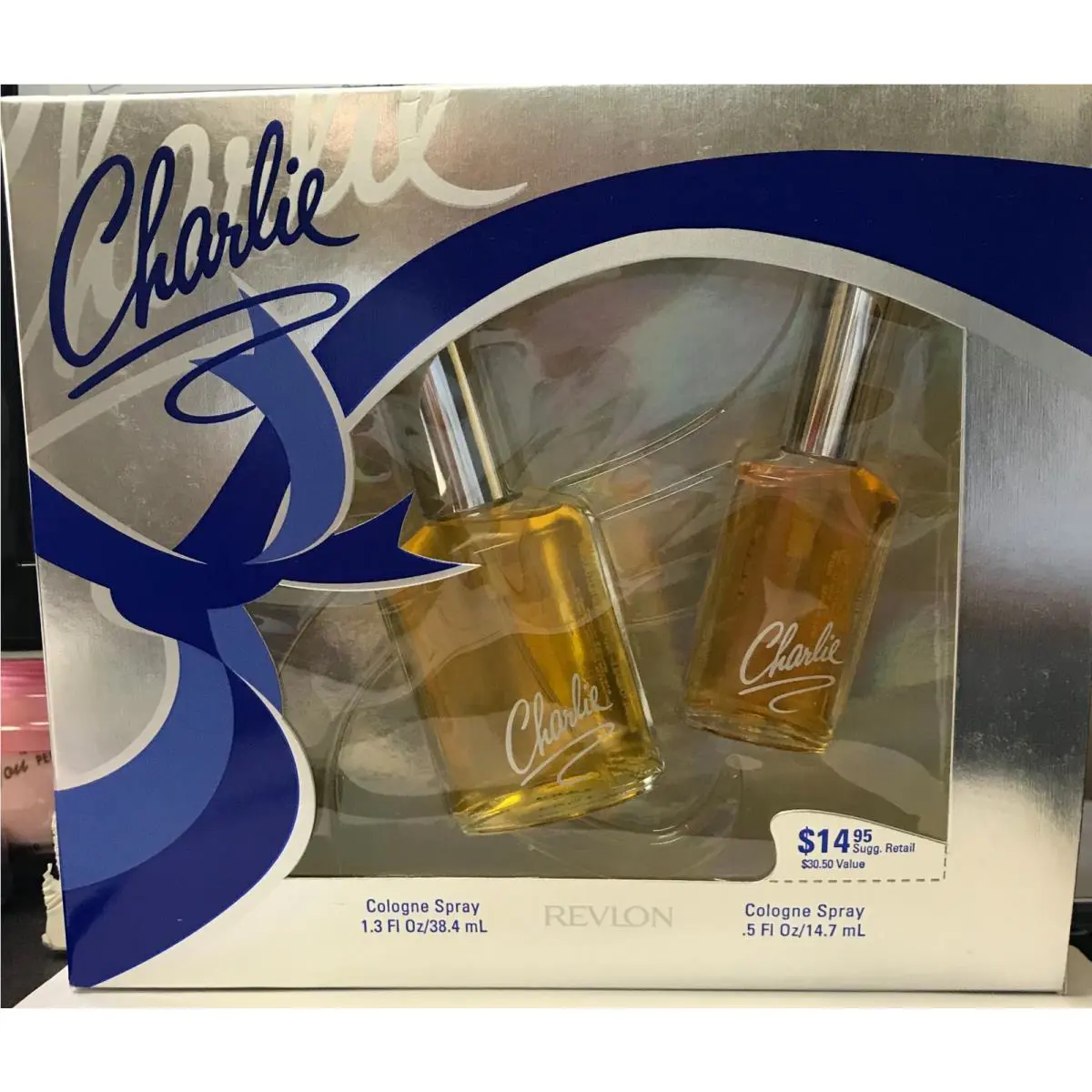 Charlie by Revlon Cologne Spray 1.3 fl oz / 38.4 ml and 0.5 oz 90s