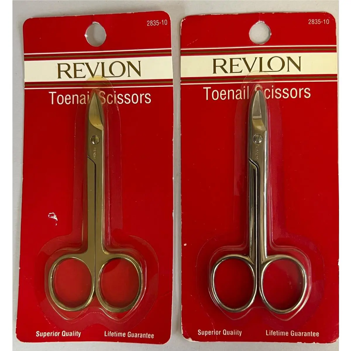 12 Revlon Curved Toenail Scissors 2835-10 or 2835 + Free File 90s Please Read